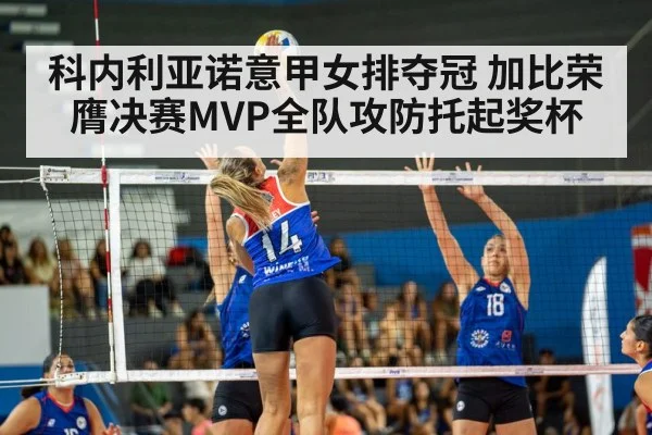 female volleyball player spiking